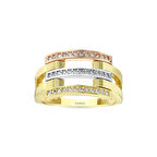 Tasarım Altın Yüzük - 14K - 3.38gr