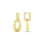 Altın Tasarım Küpe - 14K - 3.47gr