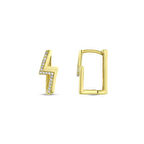 Altın Tasarım Küpe - 14K - 2.60gr