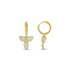 Altın Tasarım Küpe - 14K - 2.54gr