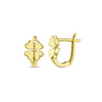 Altın Yonca Küpe - 14K - 1.76gr