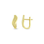 Altın Tasarım Küpe - 14K - 3.14gr