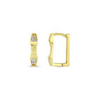 Altın Tasarım Küpe - 14K - 2.45gr