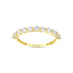 Taşlı Tasarım Altın Yüzük - 14K - 1.53gr