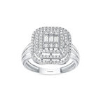 Baget Taşlı Altın Yüzük - 14K - 2.88gr