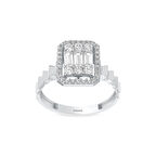 Baget Taşlı Altın Yüzük - 14K - 2.72gr