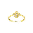 Taşlı Tasarım Altın Yüzük - 14K - 1.33gr