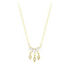 Taşlı Altın Kolye - 14K - 2.74gr