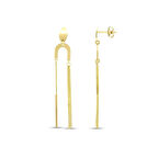 Tasarım Altın Küpe - 14K - 3.40gr