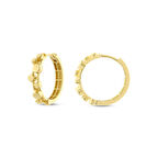 Tasarım Halka Küpe - 14K - 2.88gr