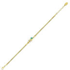 Tasarım Altın Bileklik - 14K - 3.50gr