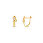 Kalp Figürlü Altın Çocuk Küpe - 14K - 1.22gr