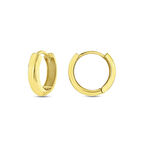 Altın Halka Küpe - 14K - 2.62gr