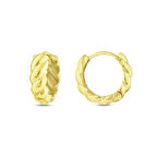 Altın Halka Küpe - 14K - 3.28gr