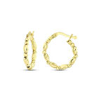 Altın Halka Küpe - 14K - 2.75gr