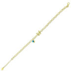 Kelebek Figürlü Tasarım Bileklik - 14K - 3.41gr