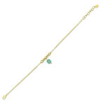 Şans Yonca Altın Bileklik - 14K