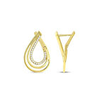 Tasarım Altın Küpe - 14K - 5.05gr