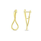 Tasarım Altın Küpe - 14K - 3.63gr