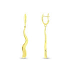 Tasarım Altın Küpe - 14K - 5.14gr