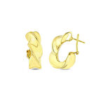 Altın Tasarım Küpe - 14K - 5.98gr