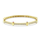 Altın Tasarım Kelepçe - 14K