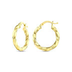 Altın Halka Küpe - 14K