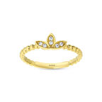 Tasarım Altın Yüzük - 14K - 1.45gr