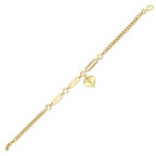 Altın Kalp Figürlü Bileklik - 14K