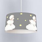 Çocuk Odası Dijital Baskılı Sarkıt Avize Model 323