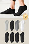 Unisex Basic Patik Çorap 8 Çift