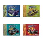Gıpta 25x35 Hot Wheels Resim Defteri 15YP 5437 4'lü