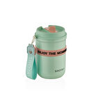 Shotay Strow Coffe Çelik Mug.410 Ml. Yeşil SHT-ST-8136