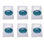 Exxo Delikli Poşet Dosya 100'lü A4 6'lı