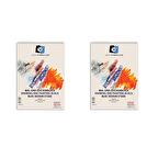 Resim Defteri 25X35 Spiralli 165 Gr 15 Yaprak ALX-107 2'li