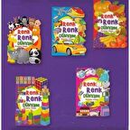 Renk Renk Dünyam Boyama Kitabı (5 Kitap)