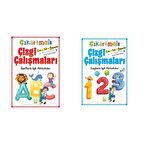 Çıkartmalı Çizgi Çalışmaları (Yazsil Kalemi Hediyeli) 2'li