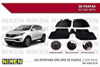 Kia Sportage Havuzlu 3D Paspas Niken Siyah 2011-2015 Arası
