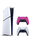 Sony Playstation 5 Slim 1 Tb Digital + 2. Dualsense ( Beyaz - Pembe) (İTHALATÇI GARANTİLİ )