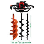 Gardenpro Tkdz-03/52 Toprak Burgu Makinesi Set-2