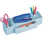 OFİS,KIRTASİYE MALZEMESİ DÜZENLEYİCİ MAVİ 30X9X7CM