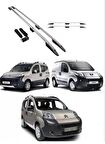 Citroen Nemo Tavan Çıtası Portbagaj Gri 2008+ Sonrası Uyumlu