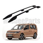 Vw Caddy 3 Tavan Çıtası Kısa Siyah 2020-Sonrası modeller uyumlu
