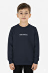 Erkek çocuk sweatshirt 2 iplik şardonlu