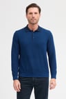 Erkek Polo Yaka Uzun Kol Sweatshirt