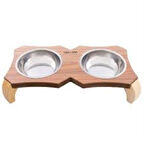 Leon Pet İkili Çin Ayaklı Mama ve Su Kabı