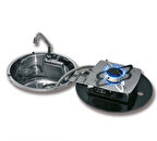 CAN LC1701-S-FP Yuvarlak Evyeli Musluklu Ocak