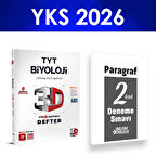 2026 TYT Biyoloji Video Ders Defteri 3D Yayınları Paragraf Deneme Hediye