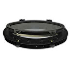 LUMBOZ İÇTEN MONTAJ ELİPS SİYAH 40x21cm