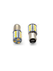AMPUL B15 18SMD, DÜZ TIRNAK (2'Lİ) BEYAZ 9-30V